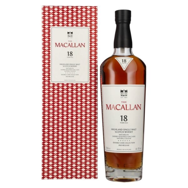 The Macallan 18 Years Old DOUBLE CASK 2025 43% Vol. 0,7l in gift box
