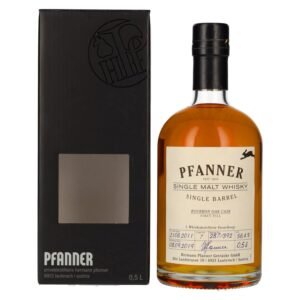 Pfanner Bourbon Oak Cask Single Malt Whisky 56,4% Vol. 0,5l in gift box
