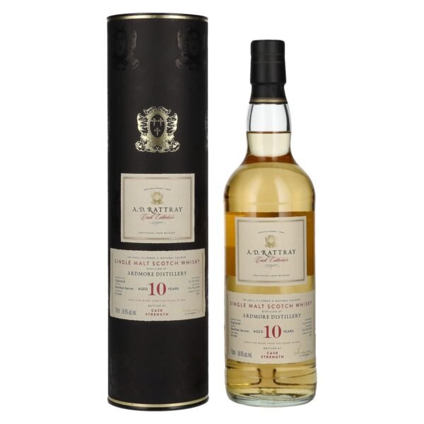 A.D. Rattray 10 Years Old ARDMORE Bourbon Barrel Whisky 2013 58,8% Vol. 0,7l in gift box