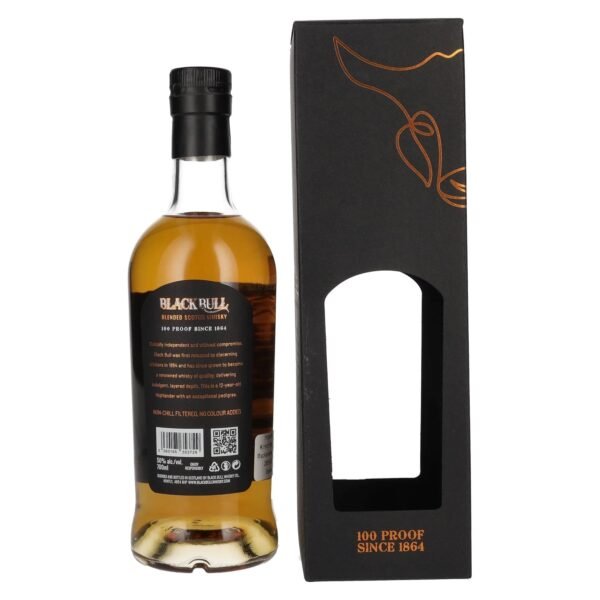Duncan Taylor Black Bull 12 Years Old Blended Scotch Whisky 50% Vol. 0,7l in gift box
