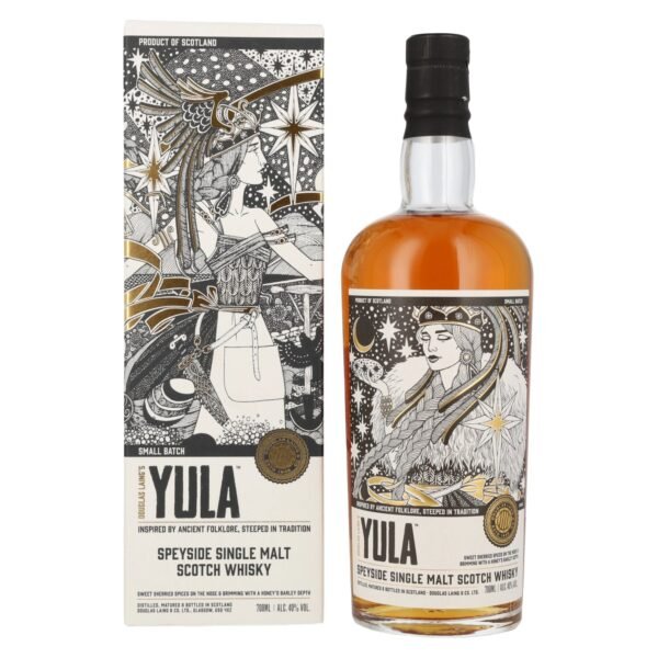 Douglas Laing YULA Speyside Single Malt Scotch Whisky 40% ABV, 0.7 litres, in a gift box