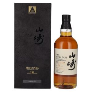 Suntory The Yamazaki 18 Years Old 100th Anniversary Single Malt Mizunara Japanese Oak Cask 48% Vol. 0,7l in gift box
