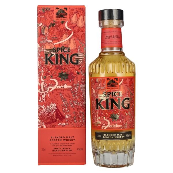 Wemyss Malts SPICE KING Blended Malt Scotch Whisky 46% Vol. 0,7l in gift box