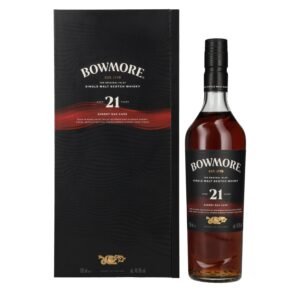 Bowmore 21 Years Old Sherry Oak Cask Islay Single Malt 46,8% Vol. 0,7l in gift box