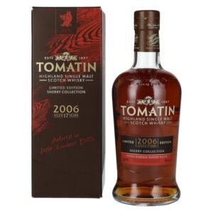 Tomatin 17 Years Old SHERRY COLLECTION Pedro Ximénez Sherry Butts Limited Edition 2006 46% Vol. 0,7l in gift box