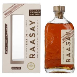 Isle of Raasay 5 Years Old Chinkapin Oak Single Malt 61,4% Vol. 0,7l in gift box