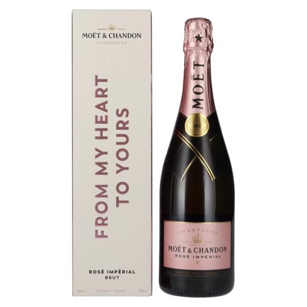 Moët & Chandon Champagne ROSÉ IMPÉRIAL Brut Love 12% vol. 0.75l in gift box
