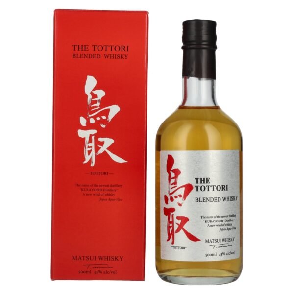 Matsui Whisky THE TOTTORI Blended Japanese Whisky 43% Vol. 0,5l in gift box