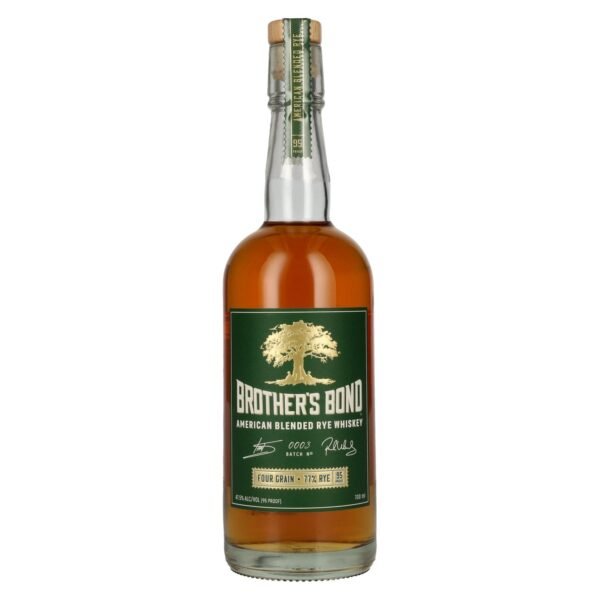Brother's Bond American Blended Rye Whiskey Batch No. 0003 47,5% Vol. 0,7l