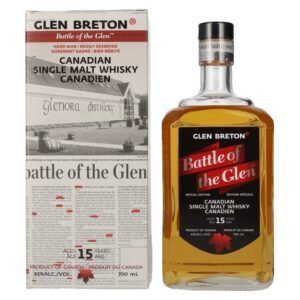 Glen Breton Battle of the Glen 15 Years Old Canadian Single Malt Whisky 43% Vol. 0,7l in gift box