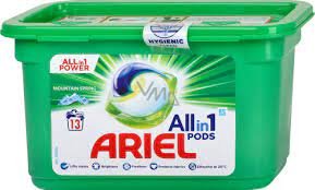 Ariel Capsules All in 1 Mountain Spring Color 2x40pcs