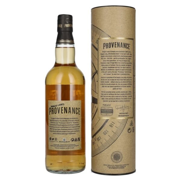 Douglas Laing PROVENANCE Benriach 8 Years Old Single Cask Malt 2014 46% Vol. 0,7l in gift box