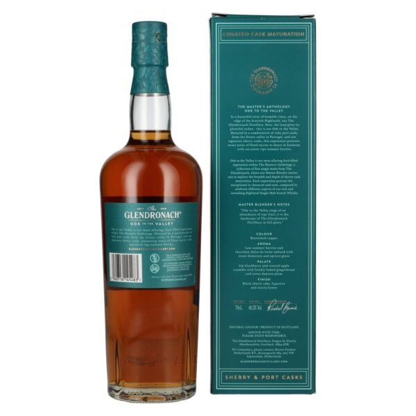 The GlenDronach ODE TO THE VALLEY Highland Single Malt 46,2% Vol. 0,7l in gift box