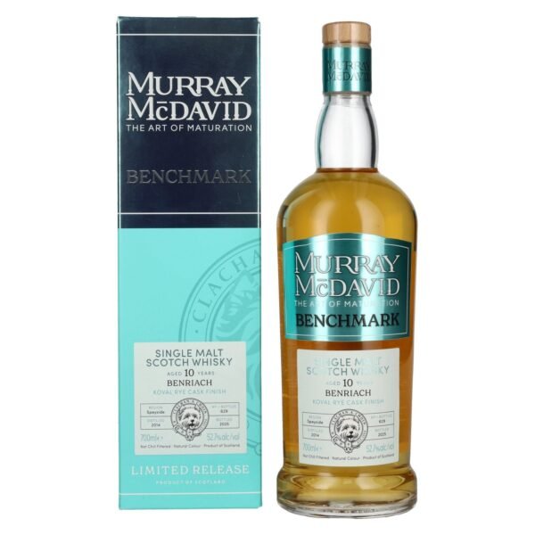 Murray McDavid BENCHMARK Benriach 10 Years Old Koval Rye Cask Finish 2014 52,7% Vol. 0,7l in gift box