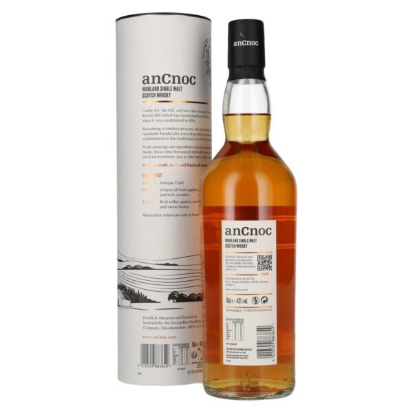 AnCnoc 16 Years Old Highland Single Malt 43% Vol. 0,7l in gift box