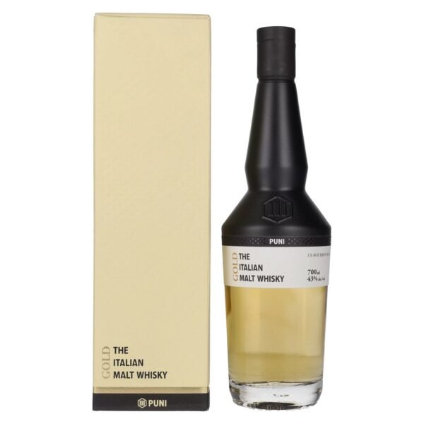 Puni GOLD The Italian Malt Whisky 43% Vol. 0,7l in gift box