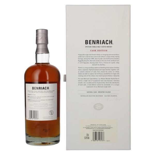 Benriach 27 Years Old Smoky CASK EDITION Oloroso Sherry Vintage 1994 53% Vol. 0,7l in gift box