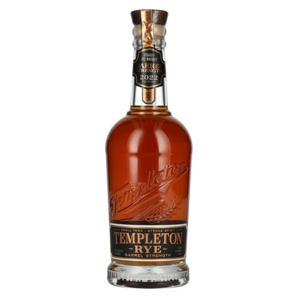 Templeton Rye Whiskey Barrel Strength Straight Rye Whiskey 2022 57,3% Vol. 0,7l