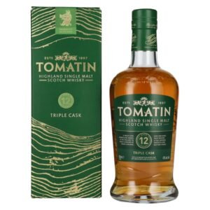 Tomatin 12 Years Old BOURBON & SHERRY CASKS 43% Vol. 0,7l in gift box