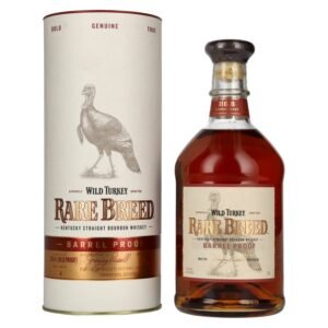 Wild Turkey RARE BREED Kentucky Straight Bourbon Whiskey, Barrel Proof 58.4% vol., 0.7l, in a gift box