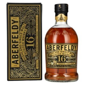 Aberfeldy 16 Years Old Highland Single Malt MADEIRA CASK FINISH 40% Vol. 0,7l in gift box