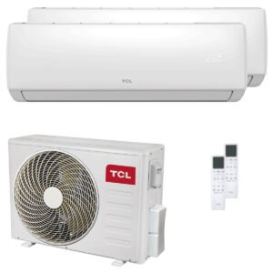 TCL Elite F2 dual split 9000+9000 BTU inverter A++ wifi air conditioner external unit 5.1 kW
