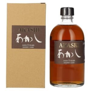 White Oak AKASHI 5 Years Old Single Malt SHERRY CASK 50% Vol. 0,5l in gift box
