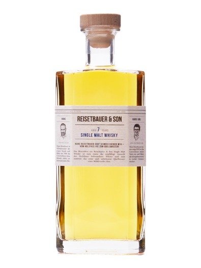 Reisetbauer Whisky 7y 43% 0.7L, giftbox