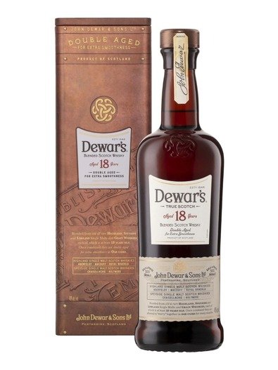 Dewar´s 18y The Vintage Blended Scotch Whisky 40% 1L gift pack