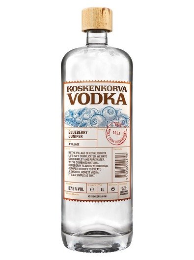 Koskenkorva Blueberry Juniper Vodka 37.5% 1L