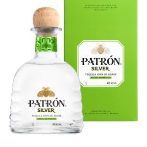 Patrón Tequila Silver 40% 1L gift pack