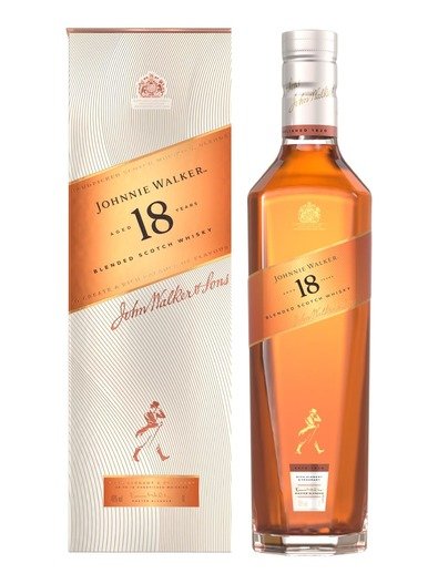 Johnnie Walker 18y Blended Scotch Whisky 40% 1L gift pack