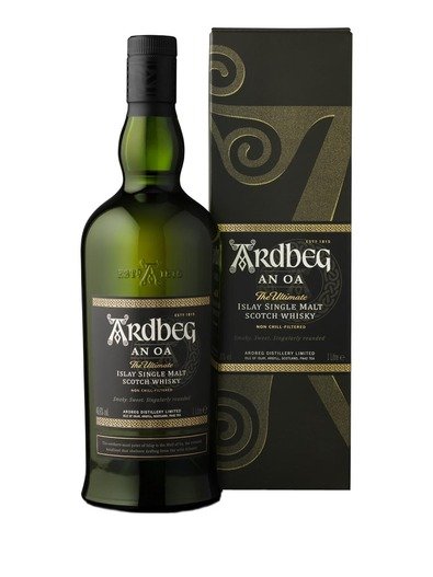 Ardbeg An Oa Islay Single Malt Scotch Whisky 46.6% 1L gift pack