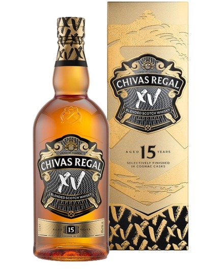 Chivas Regal 15y XV Blended Scotch Whisky 40% 1L gift pack