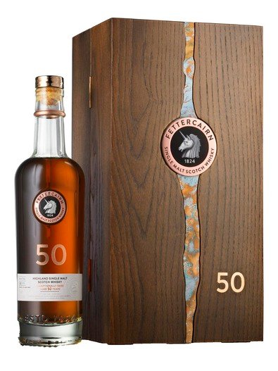 Fettercairn 50y Highland Single Malt Scotch Whisky 47.9% 0.7L gift pack