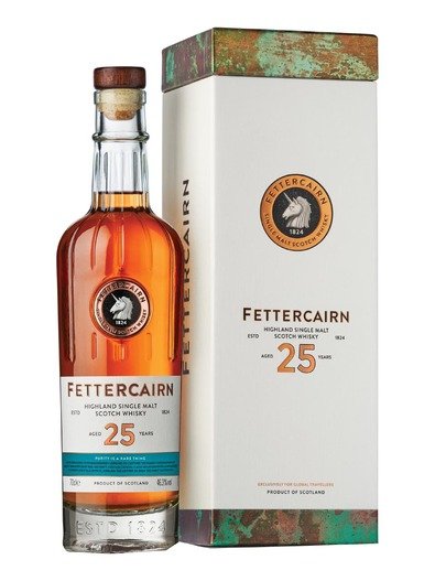 Fettercairn 25y Highland Single Malt Scotch Whisky 46.3% 0.7L gift pack