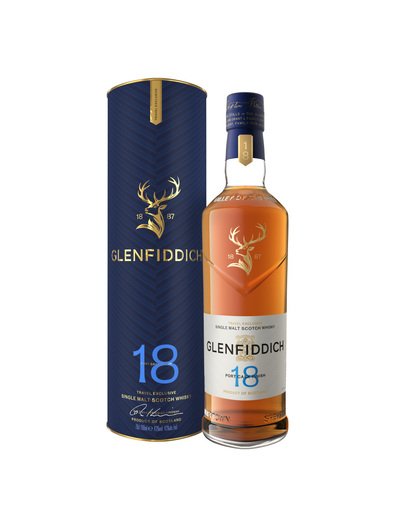 Glenffidich 18y Port Cask Single Malt Scotch Whisky 43% 0.7L, gift pack