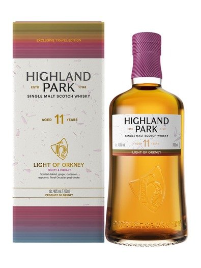 Highland Park Light of Orkney 11y Single Malt Scotch Whisky 40% 0.7L gift pack